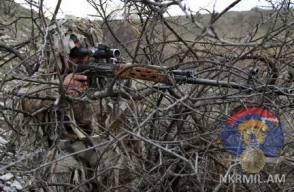 ВС Азербайджана применили дальнобойные снайперские винтовки